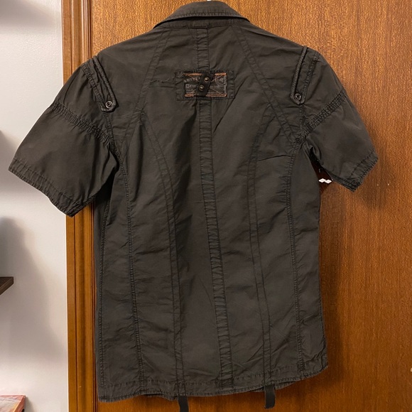 Men’s Button Down Canvas Shirt - Picture 4 of 4